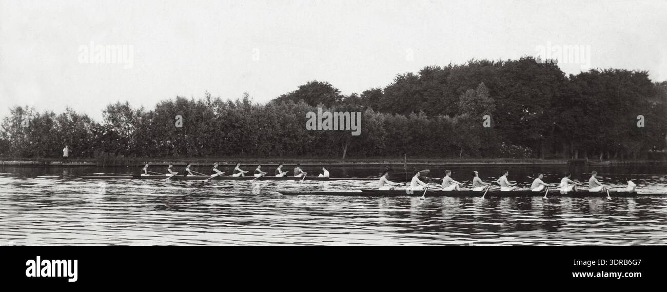 Long Distance Rowing Rowing event early twentieth century hi-res stock photography and ...