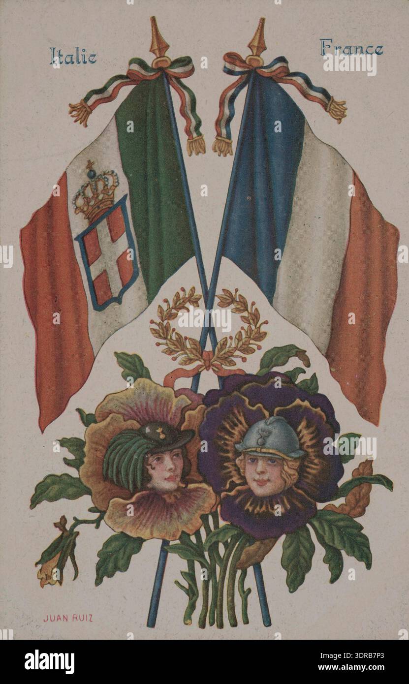 A photograph depicts the italian and fren hi-res stock photography and ...