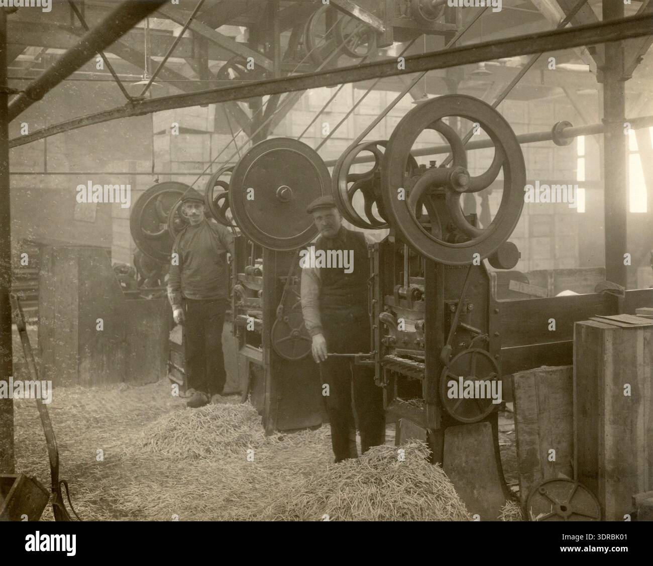 This 1917 photograph by kees hofker depicts match production at hi-res ...