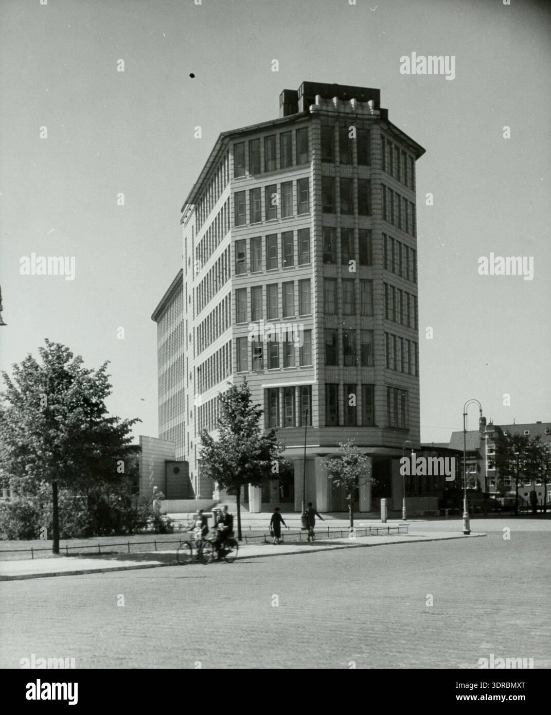 This photograph shows the exterior of the headquarters of the ...