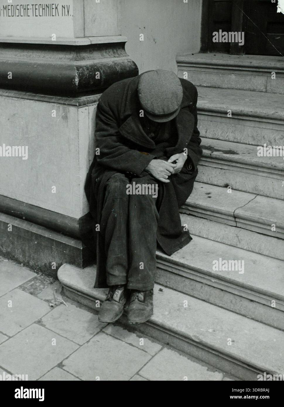 Hunger Winter The photograph shows a severely emaciated man, a victim of the Dutch ...