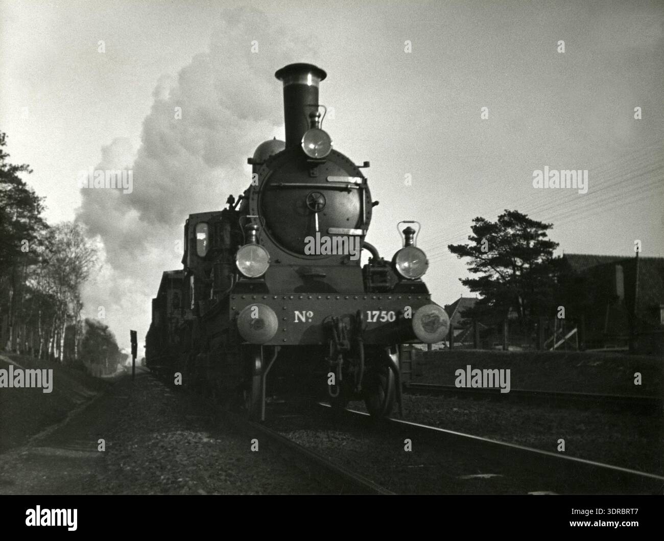 On January 18, 1937, a Dutch steam locomotive number 1750 of the 1700 ...