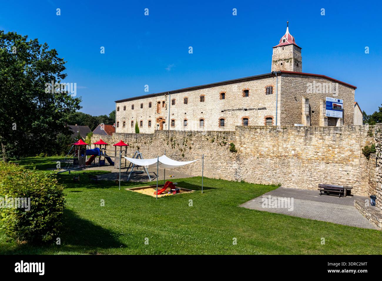Castle Hausneindorf Selke Aue Stock Photo