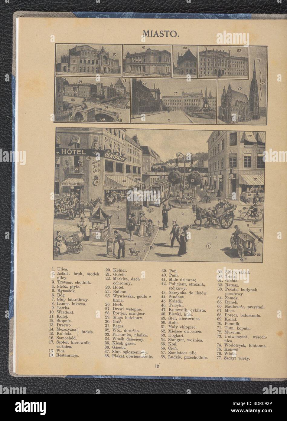 Jezyk Language Jezyk polski tabliczki obrazowe dla uczacych sie po polsku hi-res stock ...