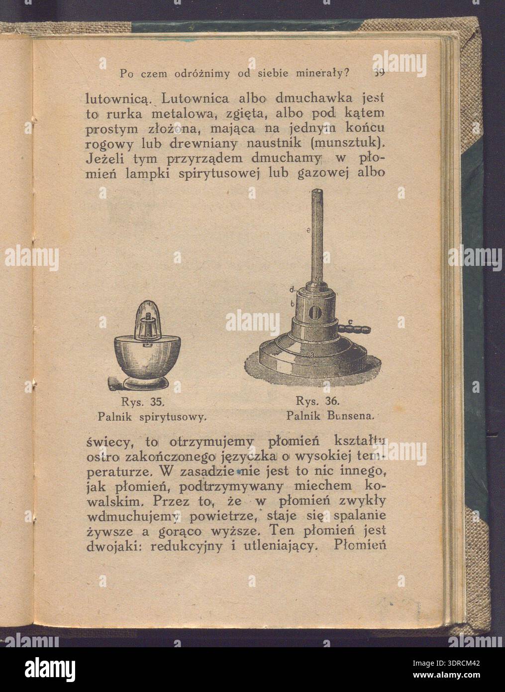 Studying minerals it explains field methods hi-res stock photography ...