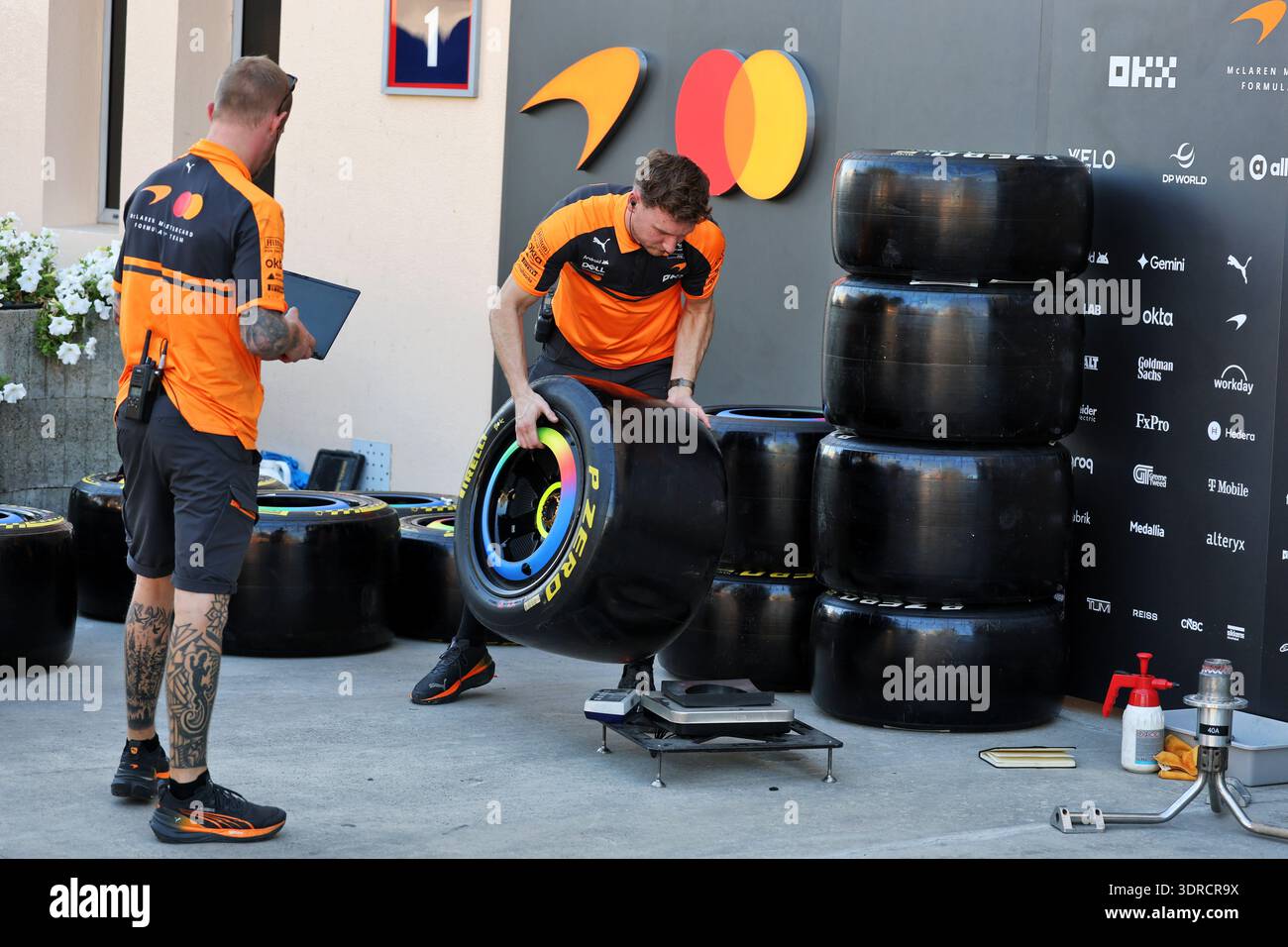 Pirelli tyres for McLaren F1 Team. 18.02.2026. Formula 1 Testing ...