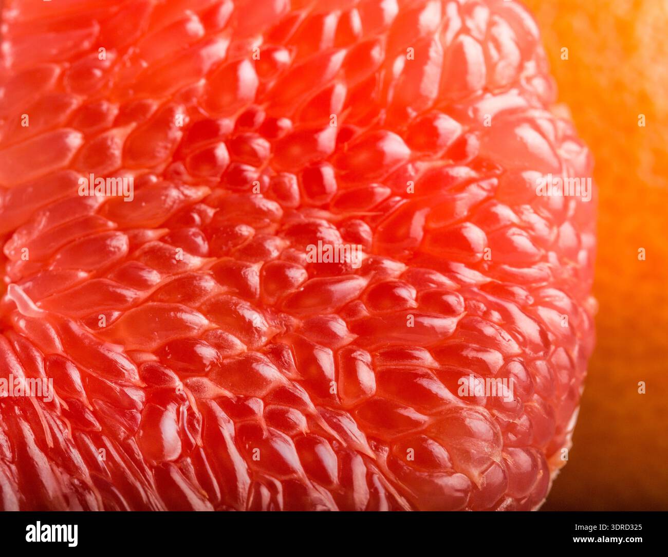 Juicy grapefruit close up. Selective focus Stock Photo