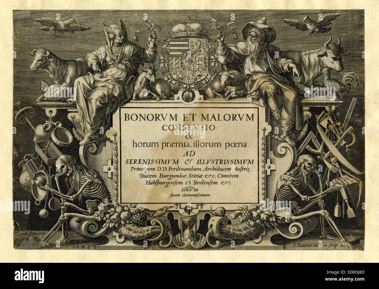 this-1586-engraving-by-jan-sadeler-i-hi-res-stock-photography-and