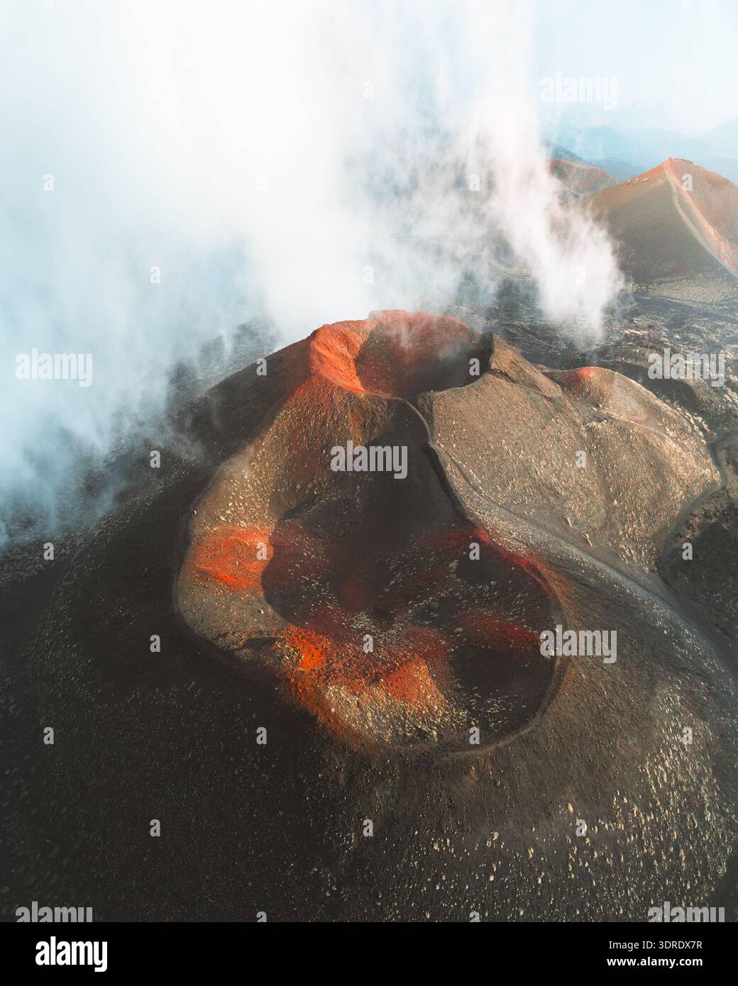 Volcanic View Aerial drone view vast volcanic hi-res stock photography and images - Alamy