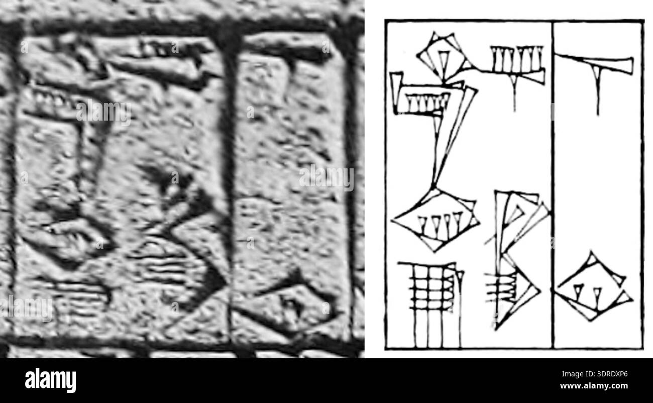 Provides material evidence of sumerian administrative hi-res stock ...