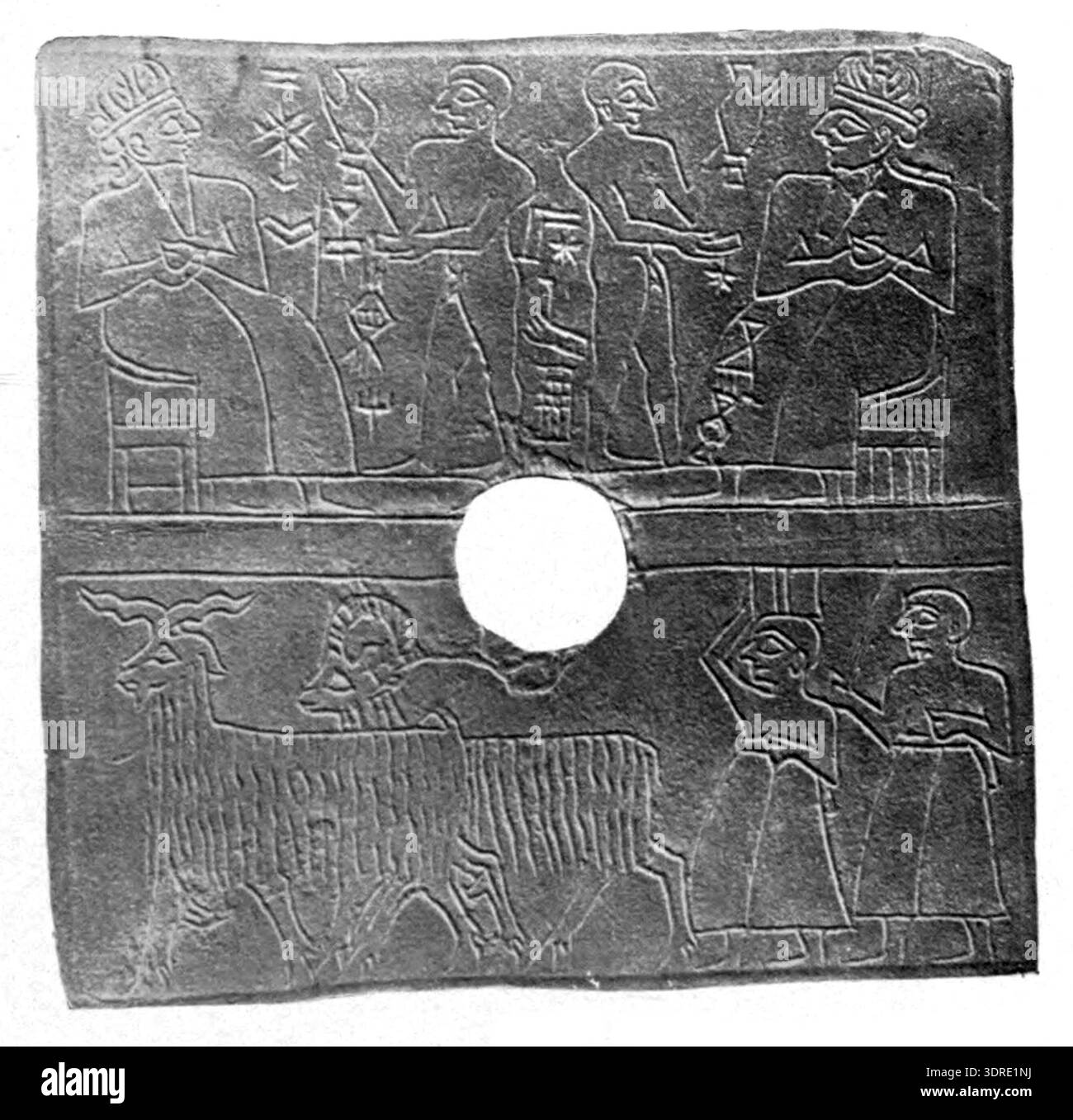Plaque Inscription Script It provides insights into early writing systems hi-res stock ...