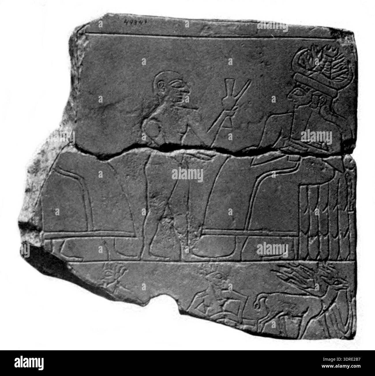 The plaque provides insight into ritual practices hi-res stock ...