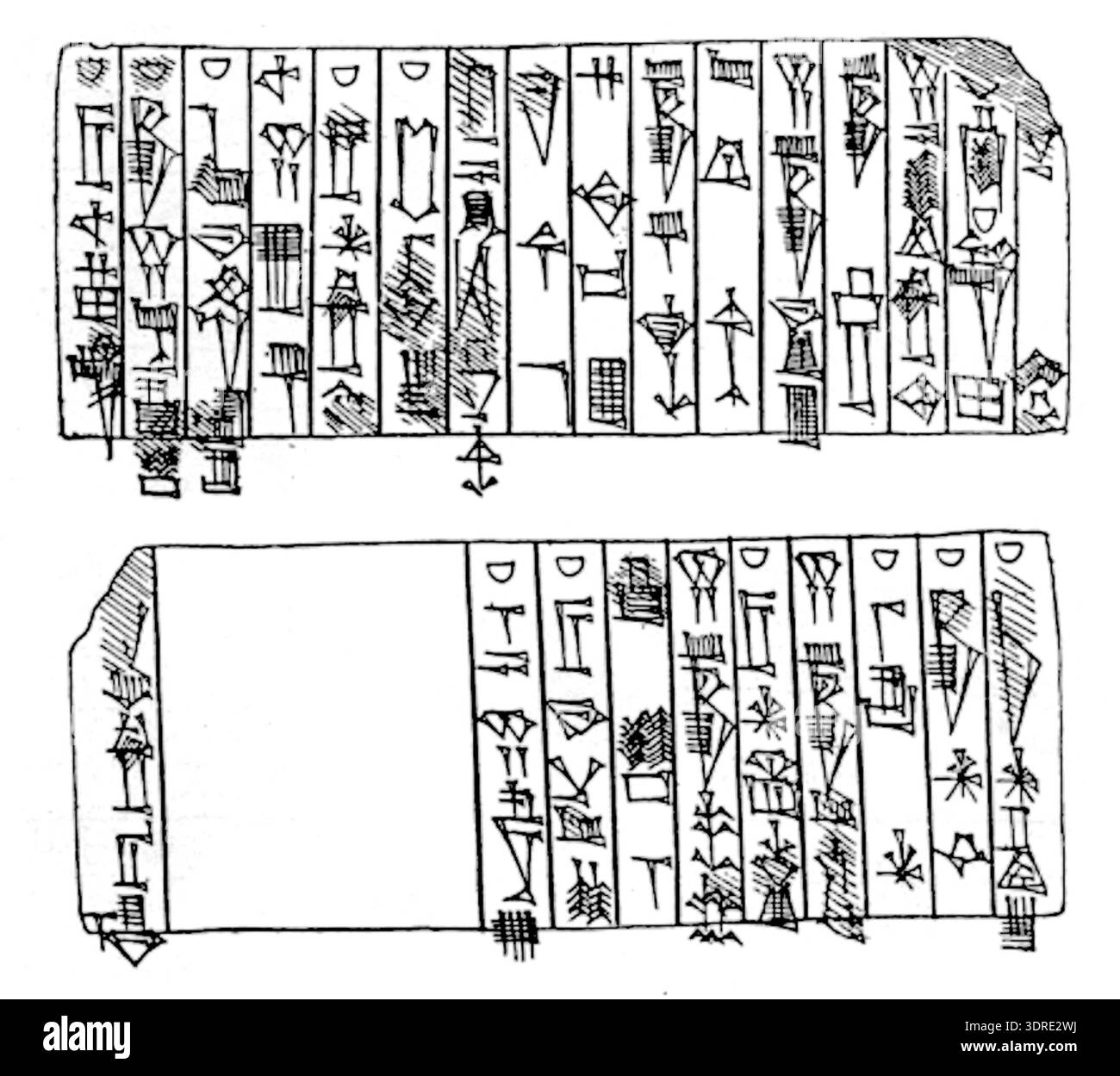 Mesopotamia the cuneiform text details agreements hi-res stock ...