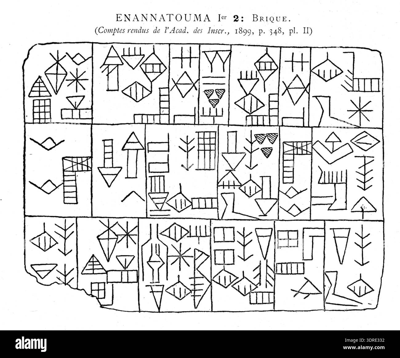 Historical documentation in 24th century bce mesopotamia hi-res stock ...