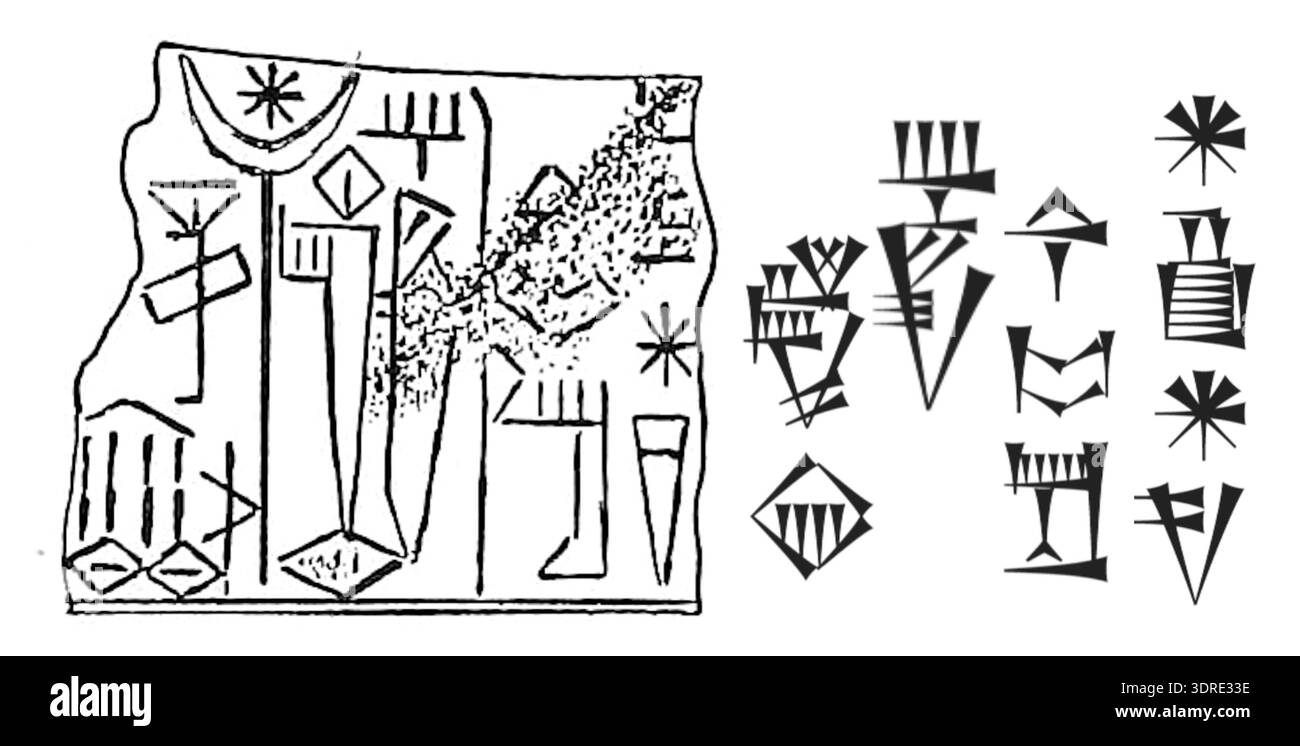 This image represents Mesannepada, Lugal Kish-ki, a Sumerian king of ...