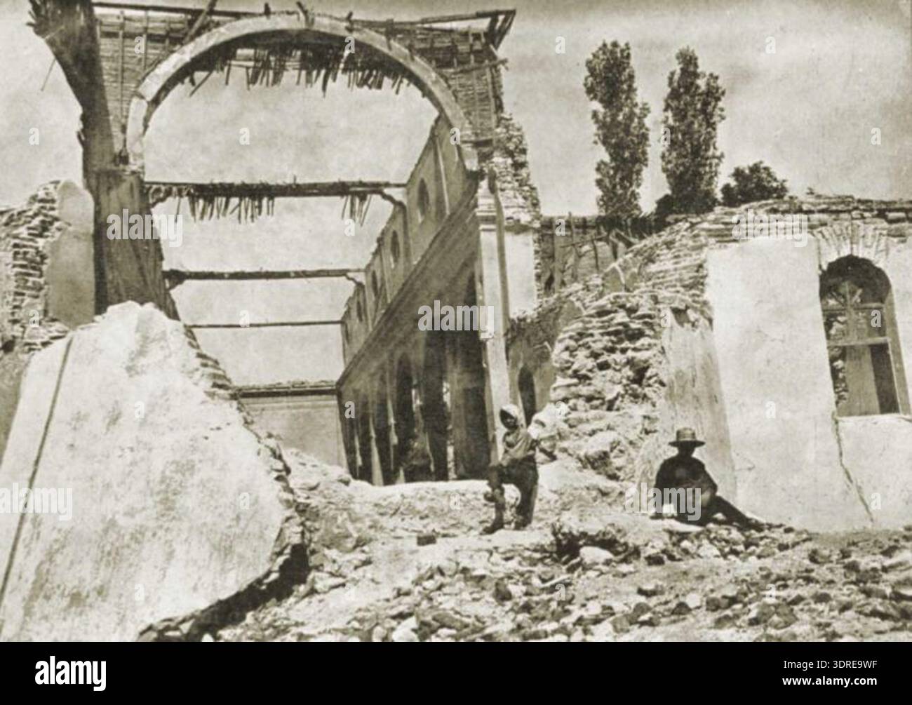 Following the 1928 earthquake, the Old Church of St. Archangel Michael ...