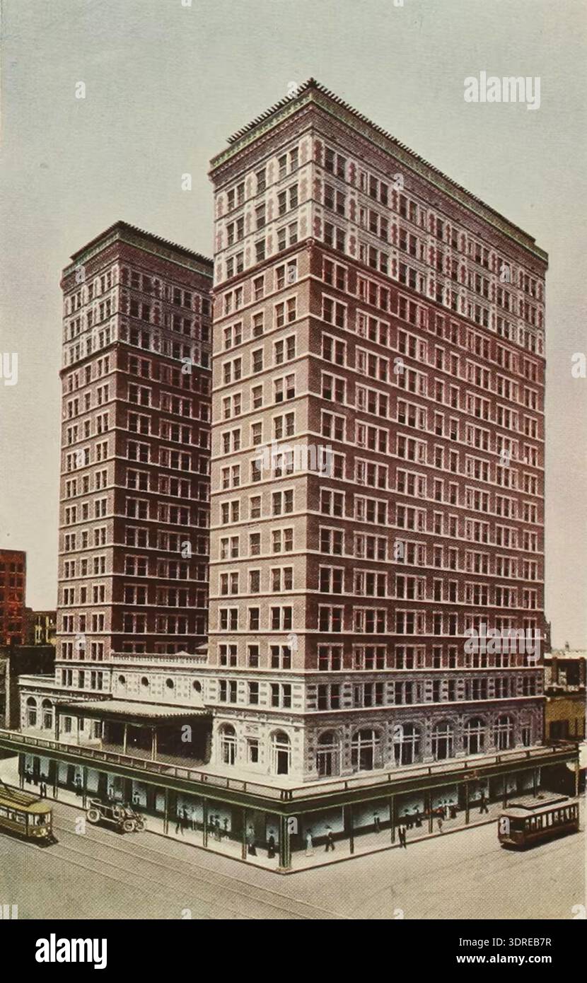 The Rice Hotel in Houston, Texas, as seen in a photograph dated 1 ...
