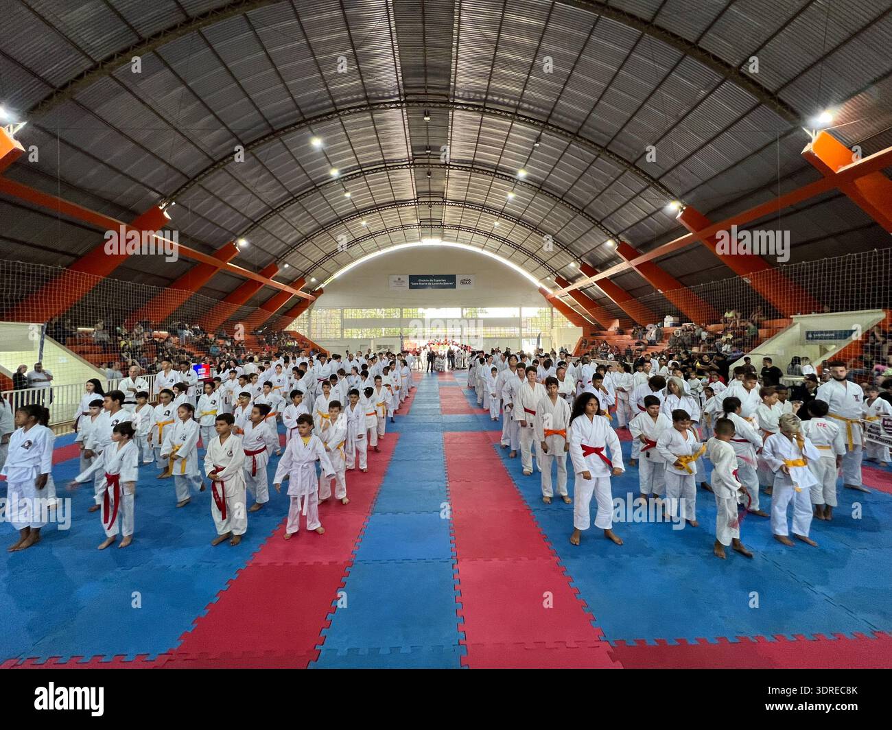 With athletes demonstrating technical skills hi-res stock photography ...