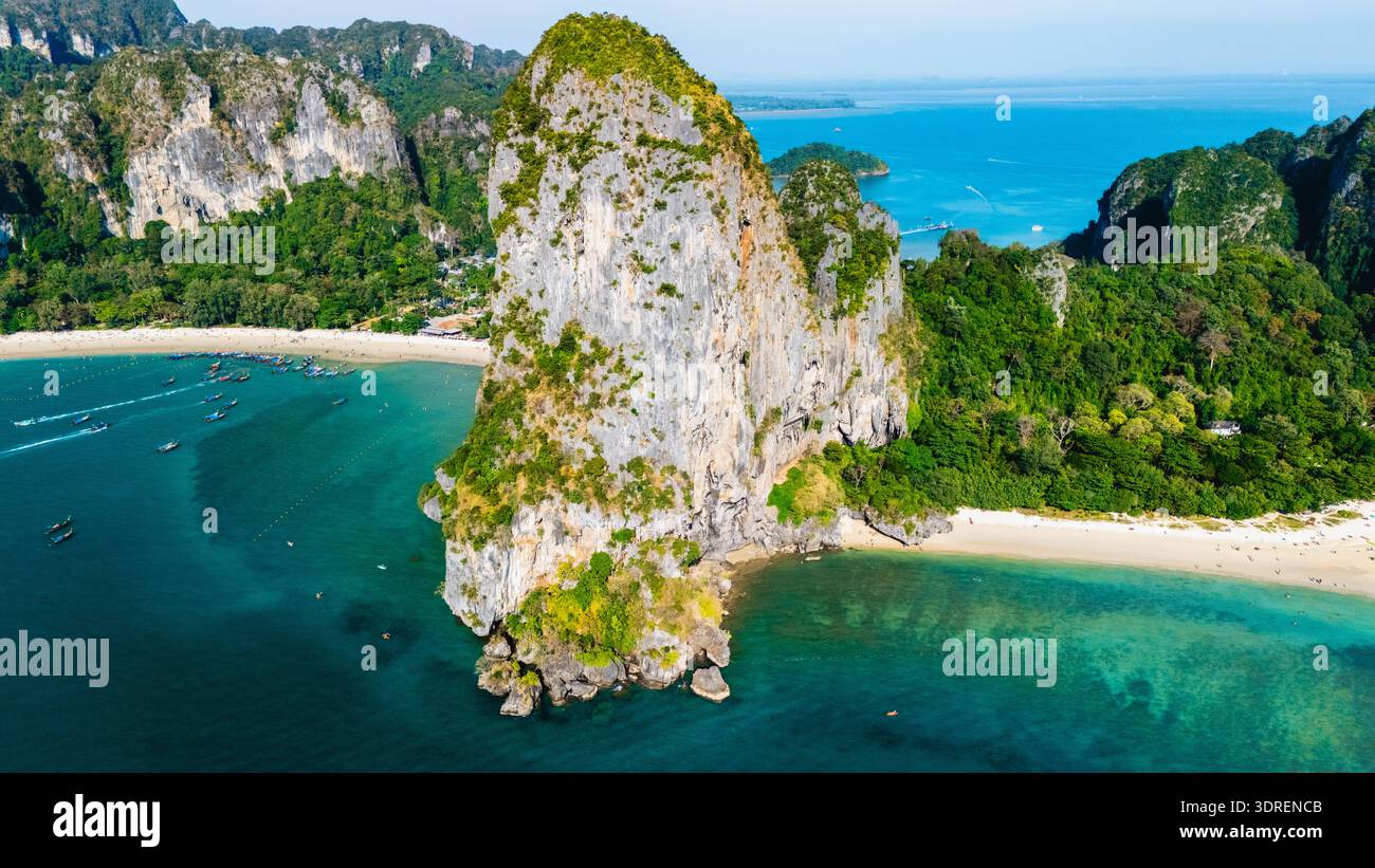 Krabi rocky coast