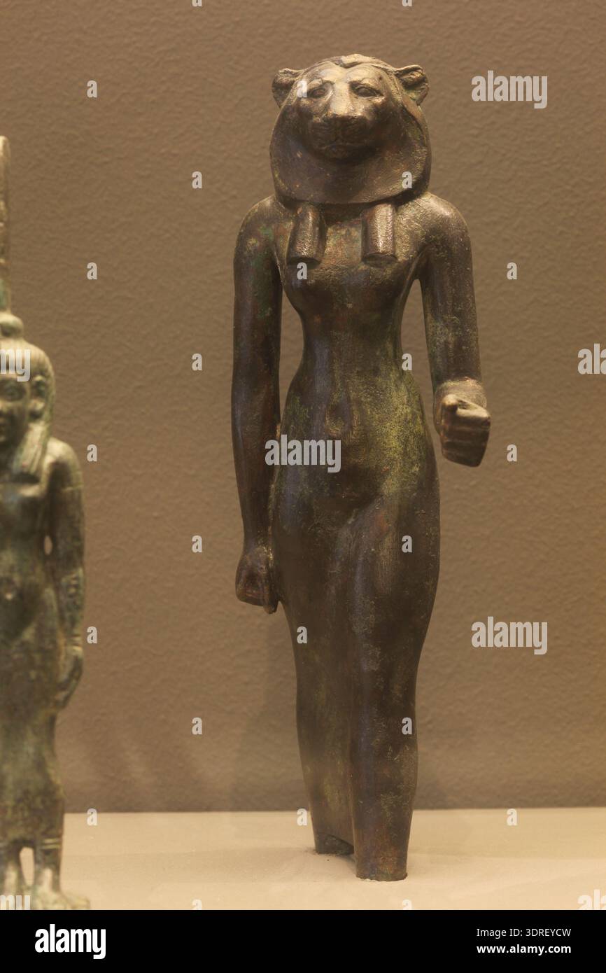 It shows traditional iconography including the uraeus cobra crown hi ...