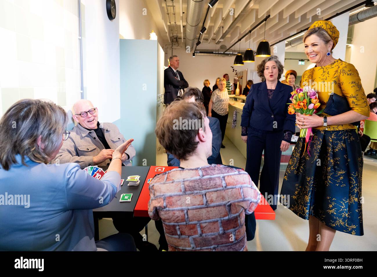 Queen Maxima at the opening of the new theater of Theater KamaK in ...