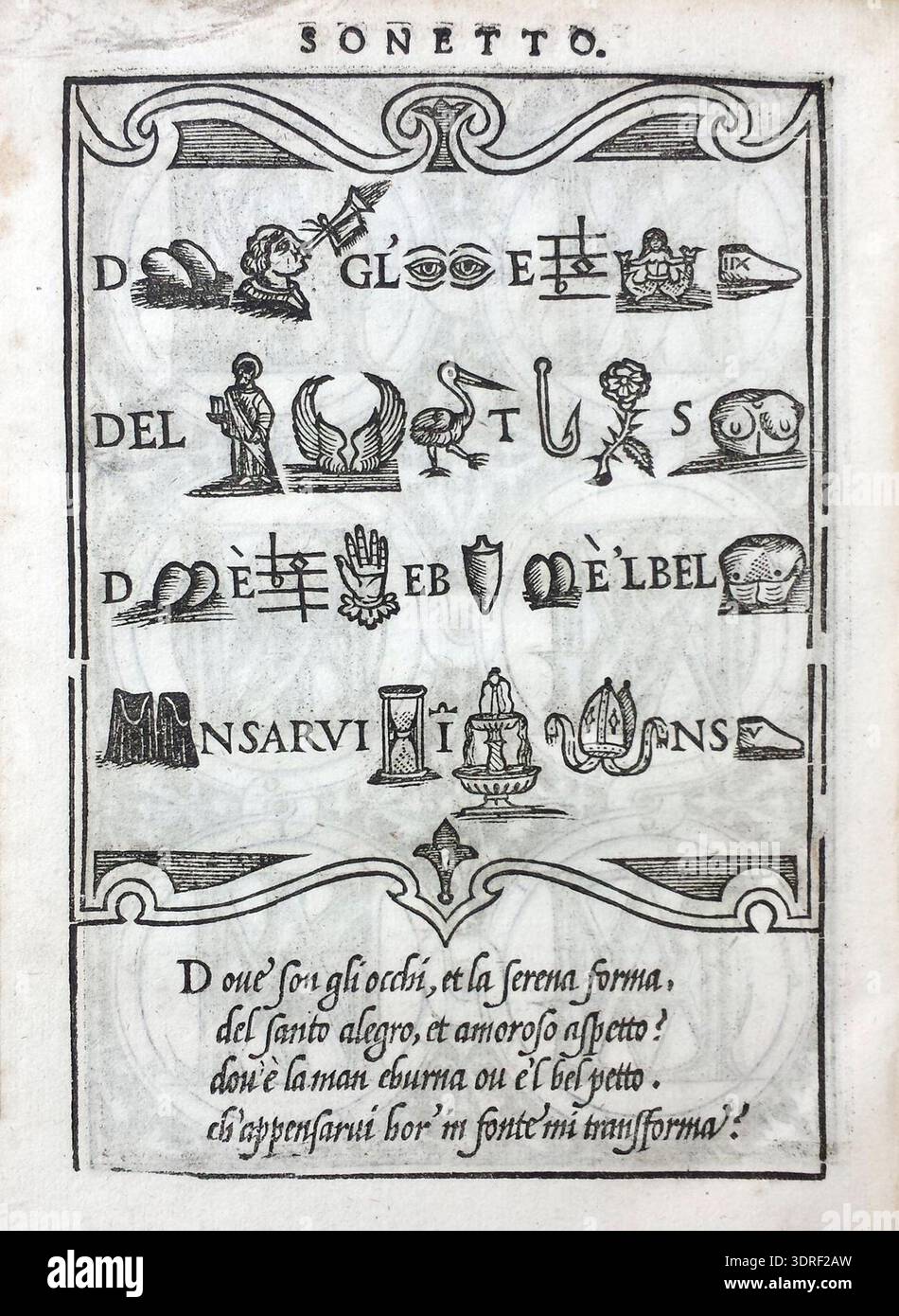 Calligraphy R Renaissance Printed calligraphy teaching guide hi-res stock photography and images ...