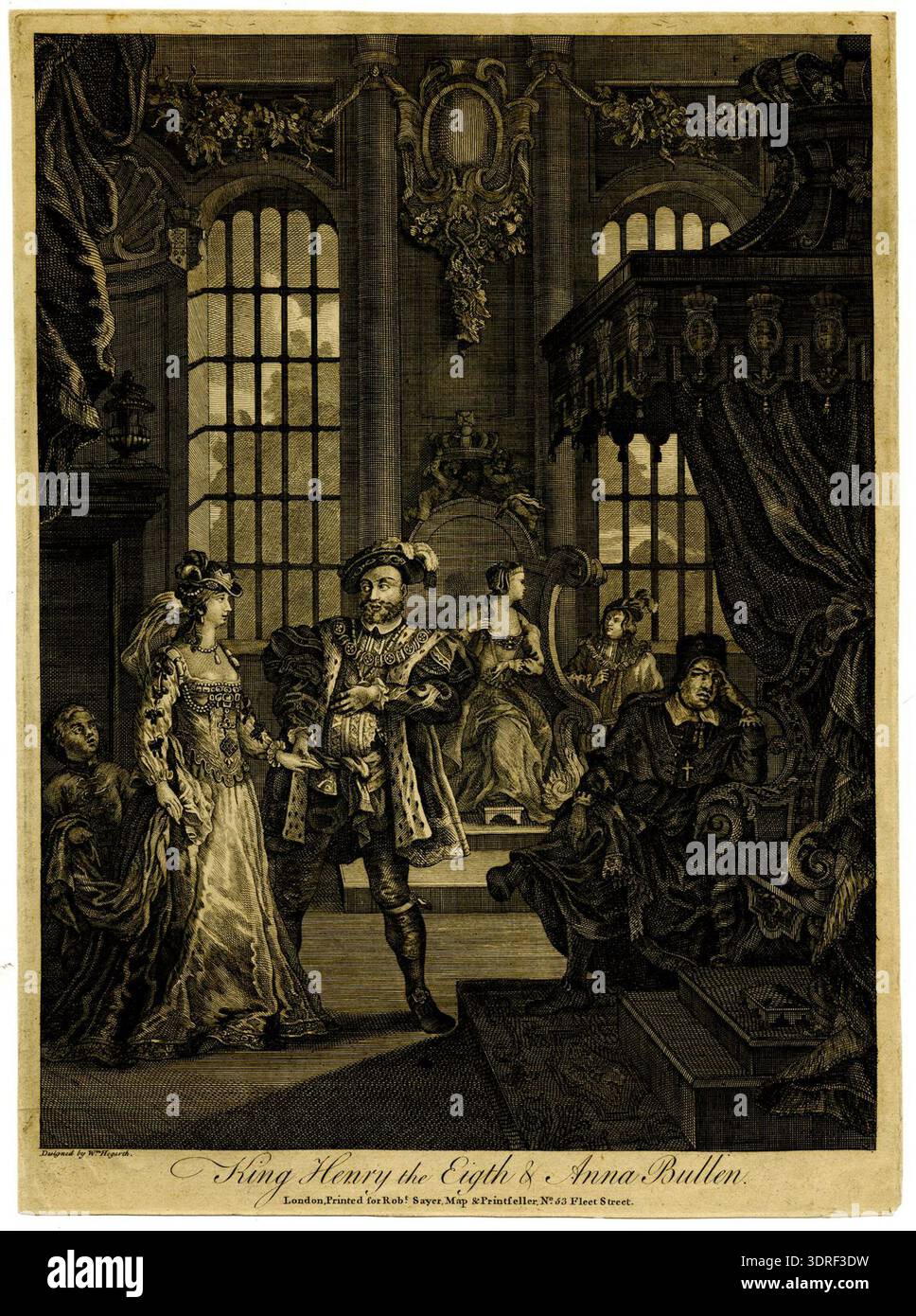 This engraving and etching, after William Hogarth and published by ...