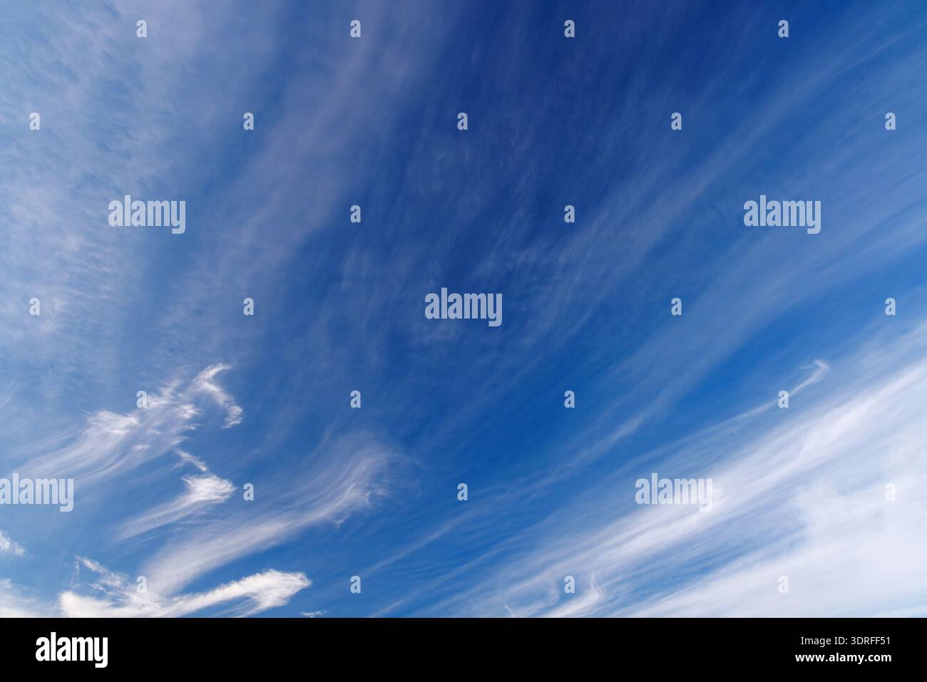 A breathtaking majestic sky with dramatic clouds Stock Photo