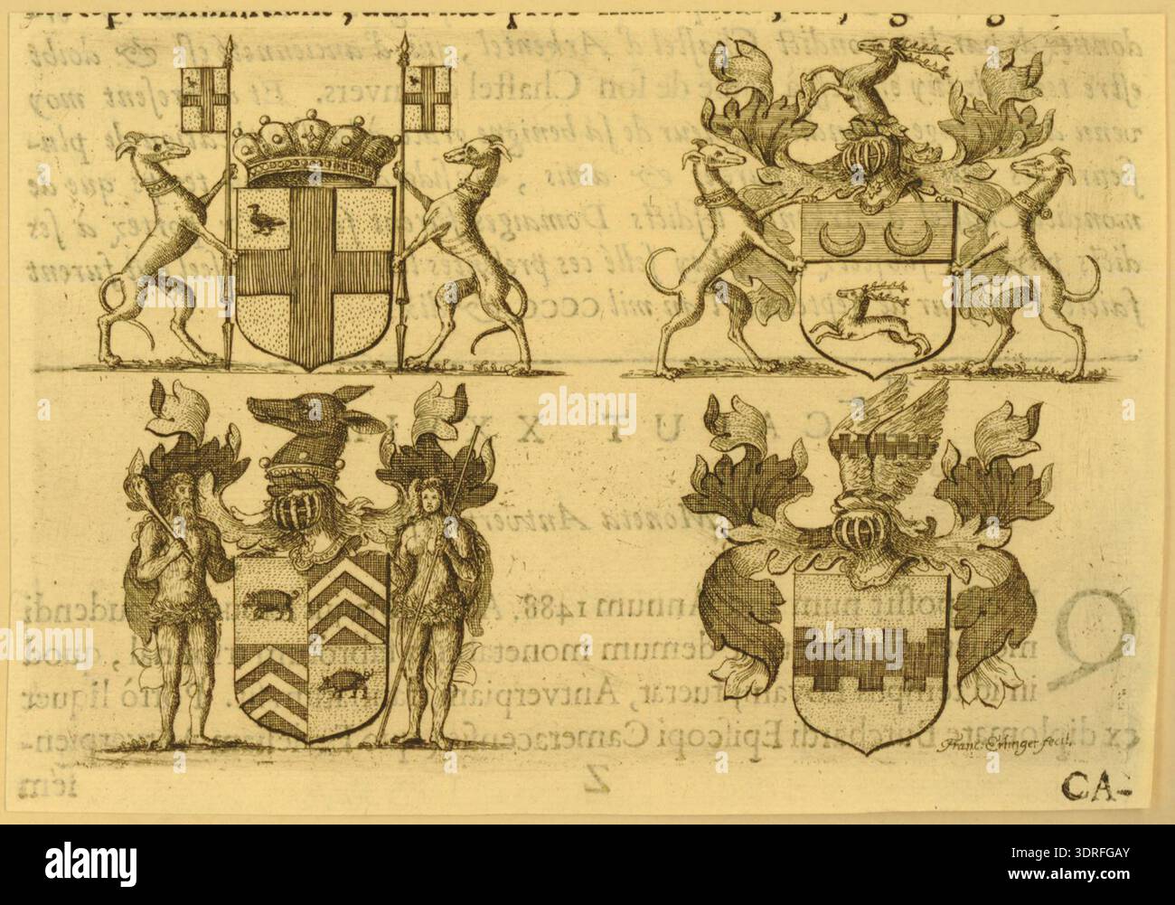 This circa 1678 engraving by Franz Ertinger, published by Albertus ...