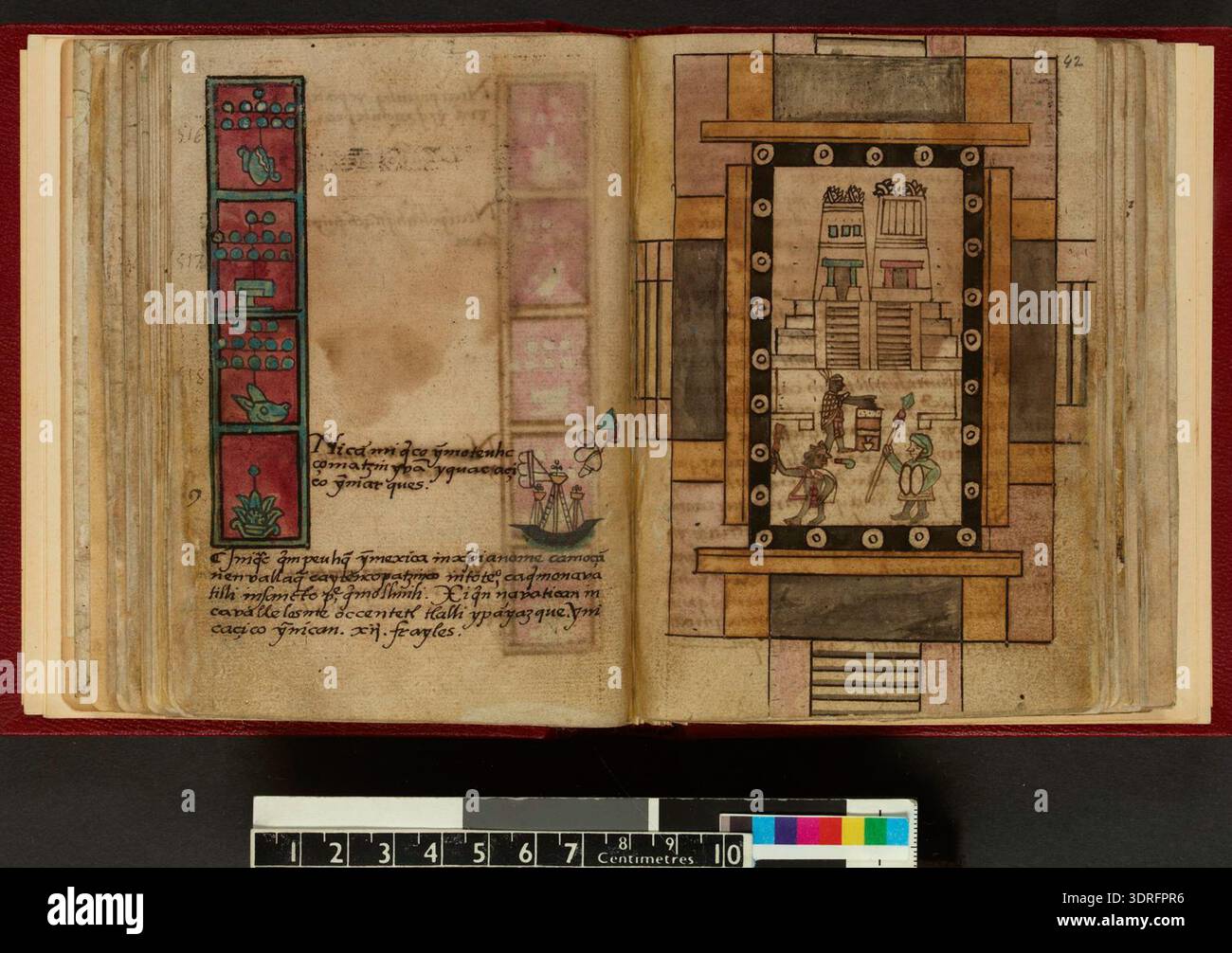 The 1576 Codex Aubin consists of eighty-one European paper leaves bound ...