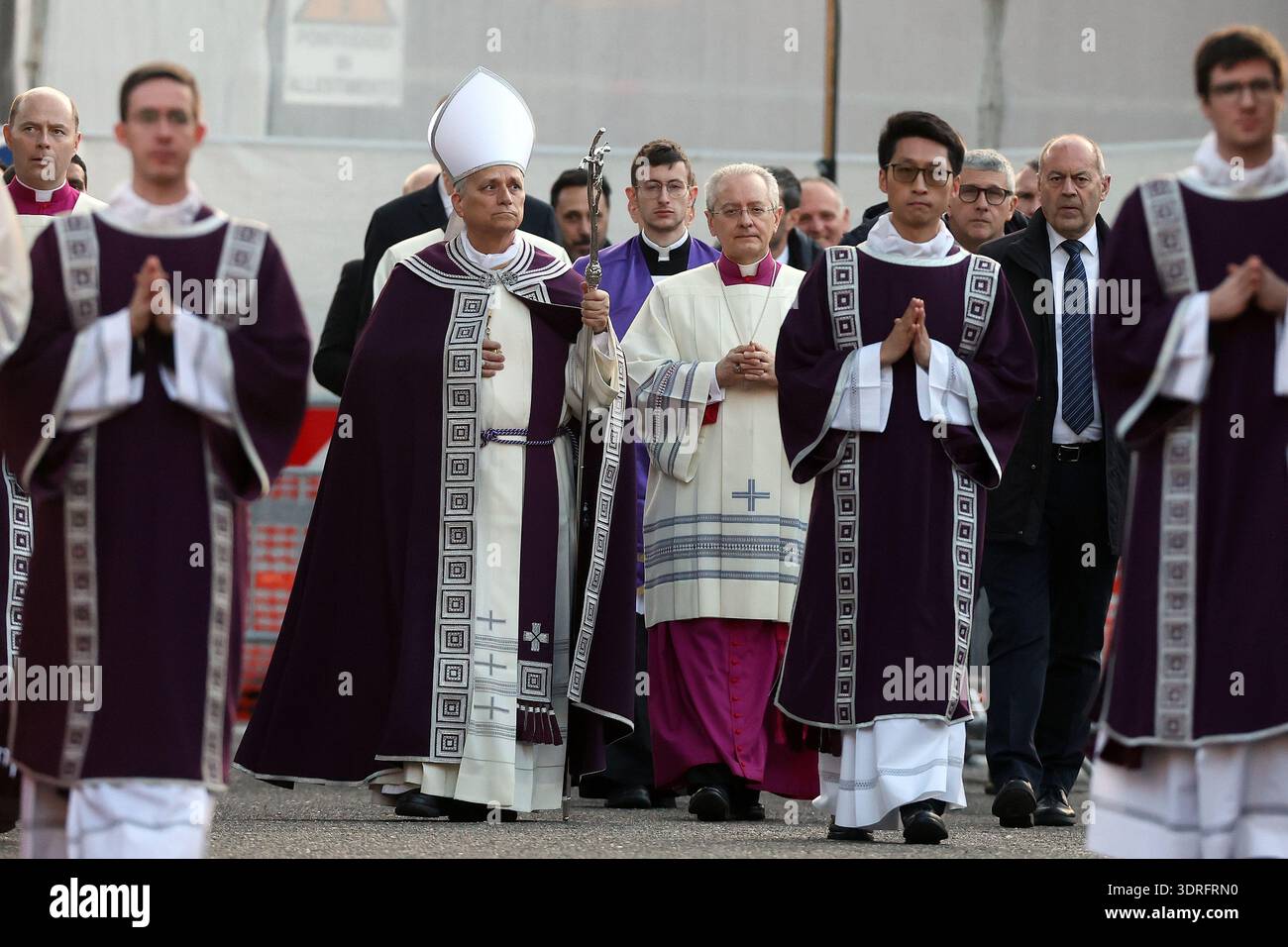 Rome, Italy, February 18, 2026: Pope Leo XIV participates in the ...