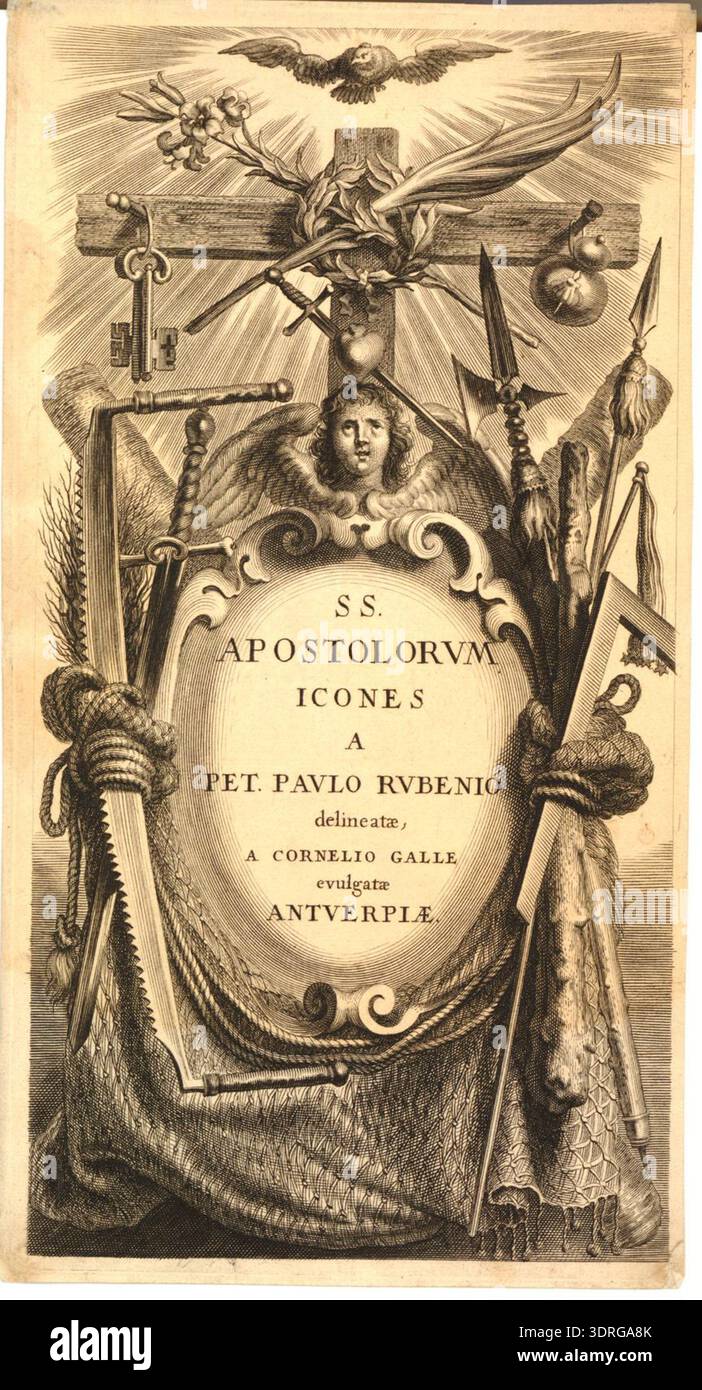 This engraving, circa 1646–1650, serves as the frontispiece for 'SS ...