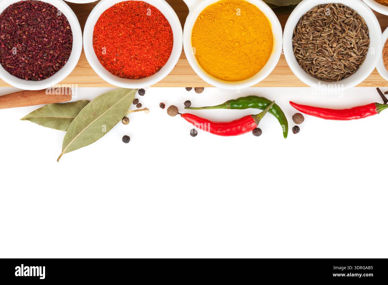 Various spices selection Stock Photo