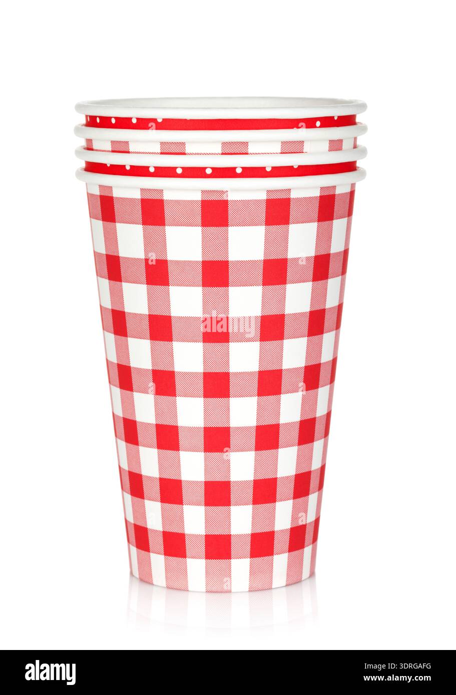 Disposable paper cups Stock Photo