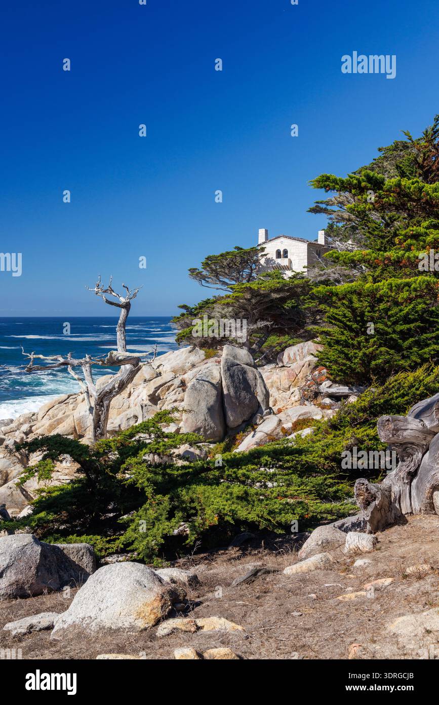 Coastal landscape in California Stock Photo