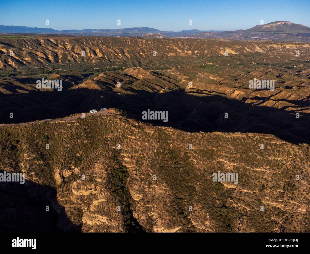 Gorafe Ravines, camping campers in Puntal de Don Diego, Upper Turolian ...