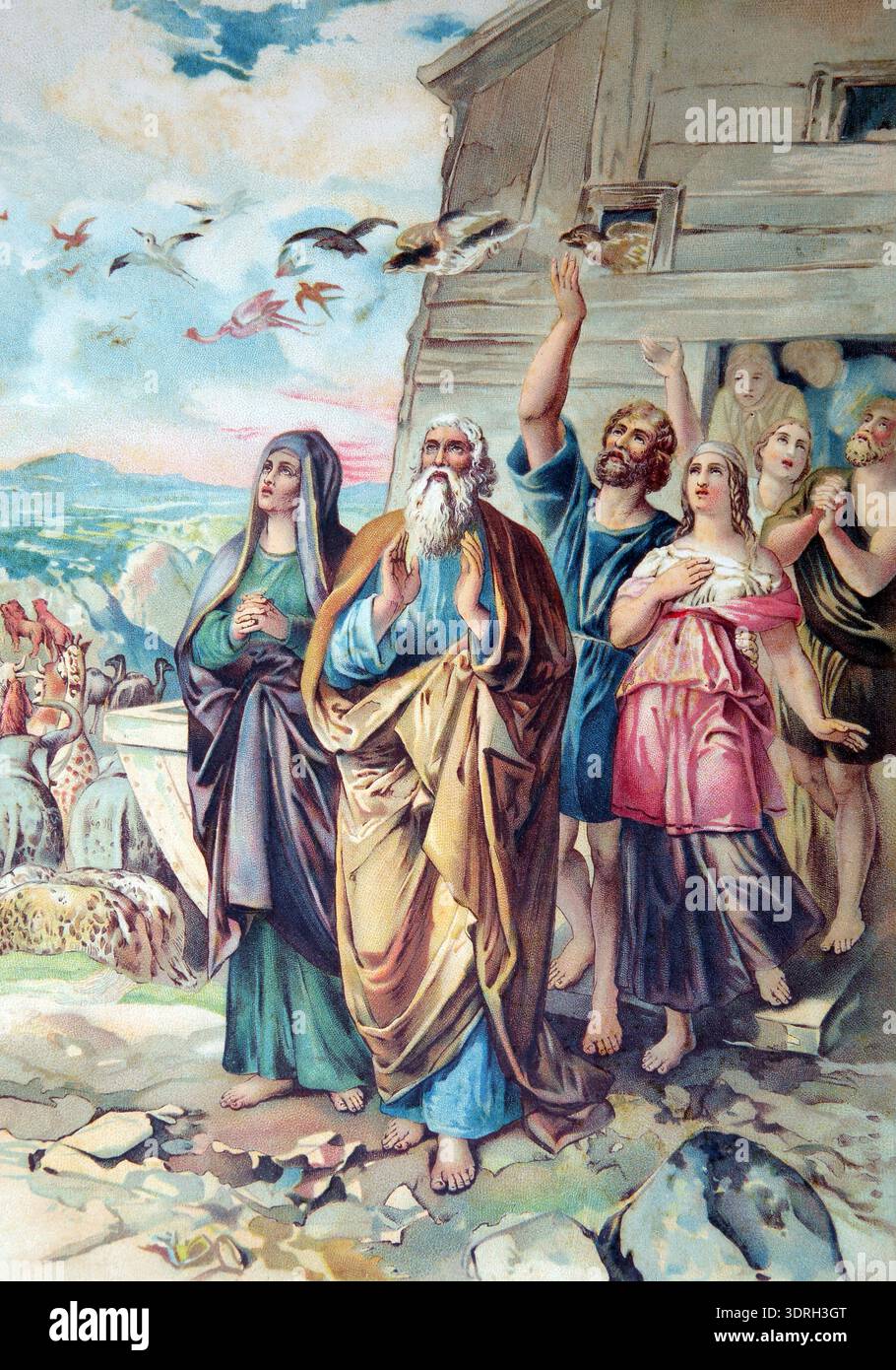 Noah leaving the ark hi-res stock photography and images - Alamy