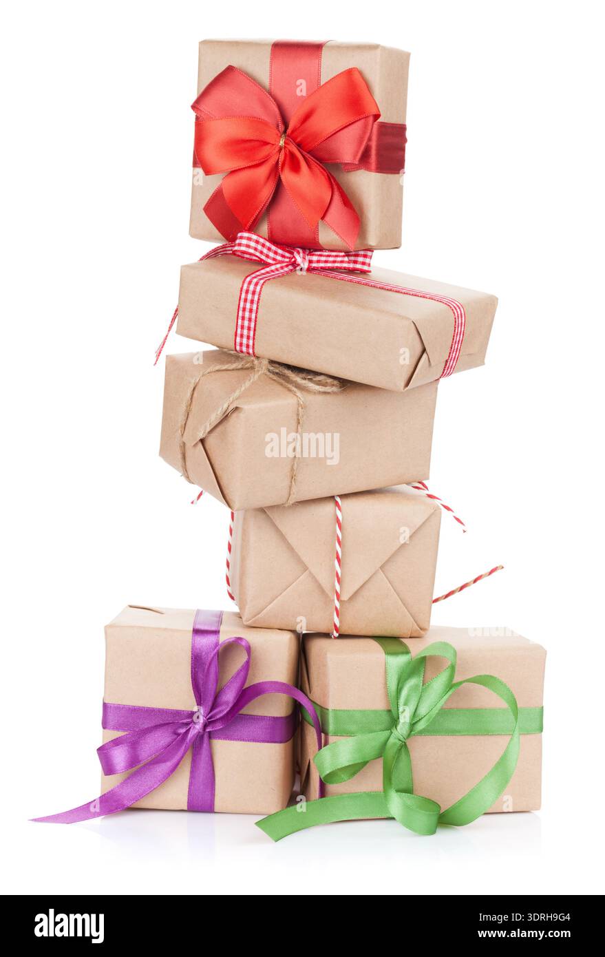 Gift boxes Stock Photo
