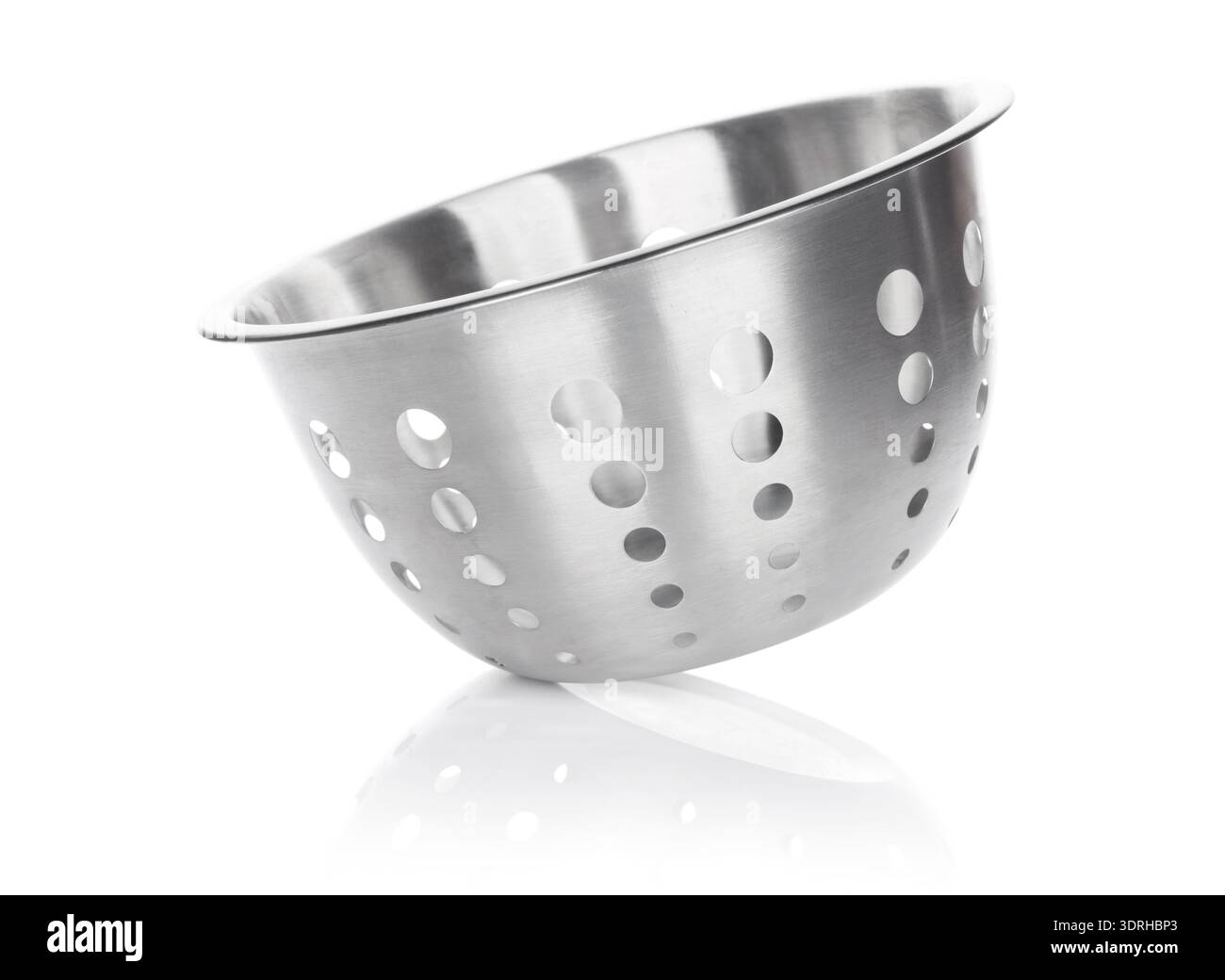 Colander. Isolated on white background Stock Photo