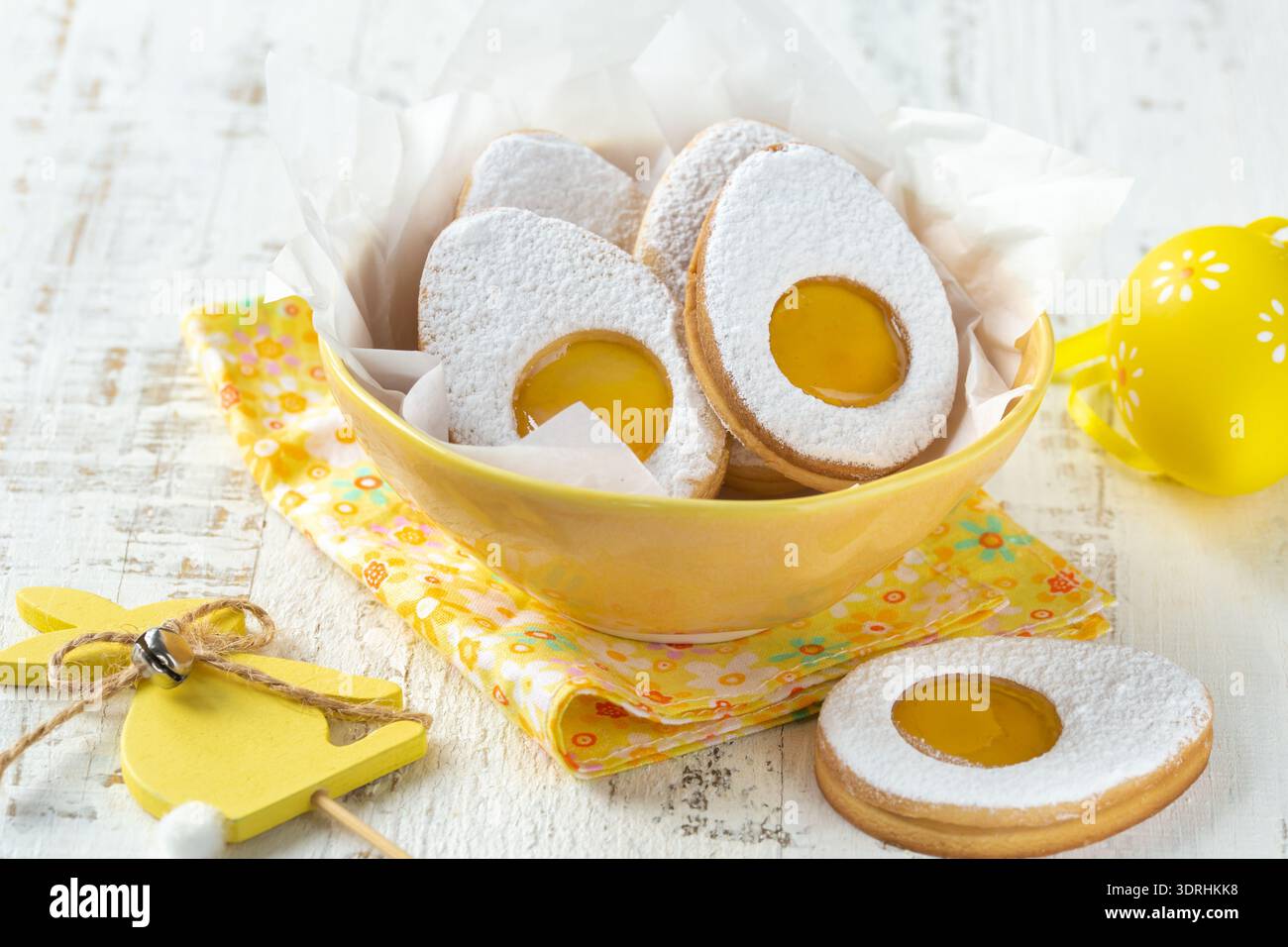 Easter egg cookies Stock Photo