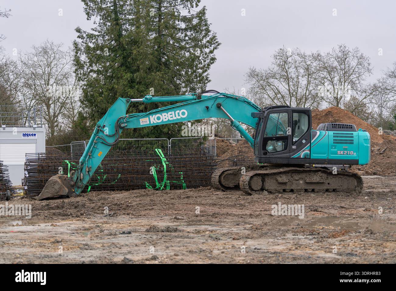 Kobelco sk210lc hi-res stock photography and images - Alamy