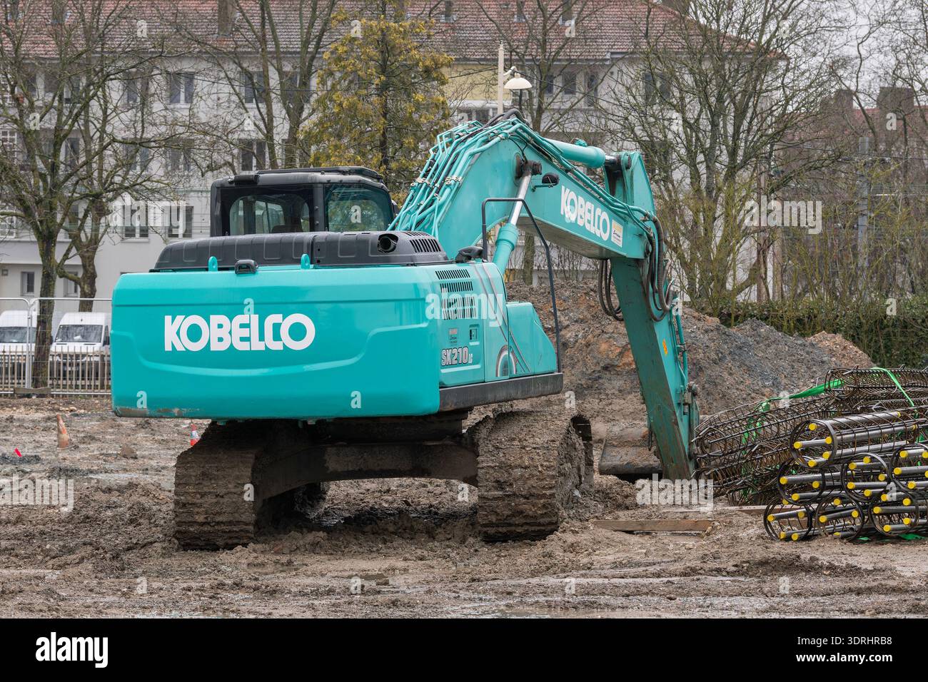 Kobelco sk210lc hi-res stock photography and images - Alamy