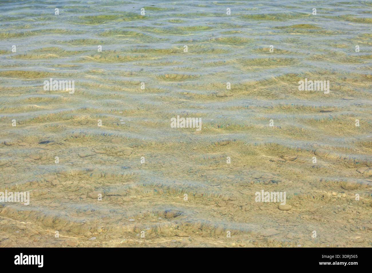 Brown wavy water surface, background image, Germany Stock Photo