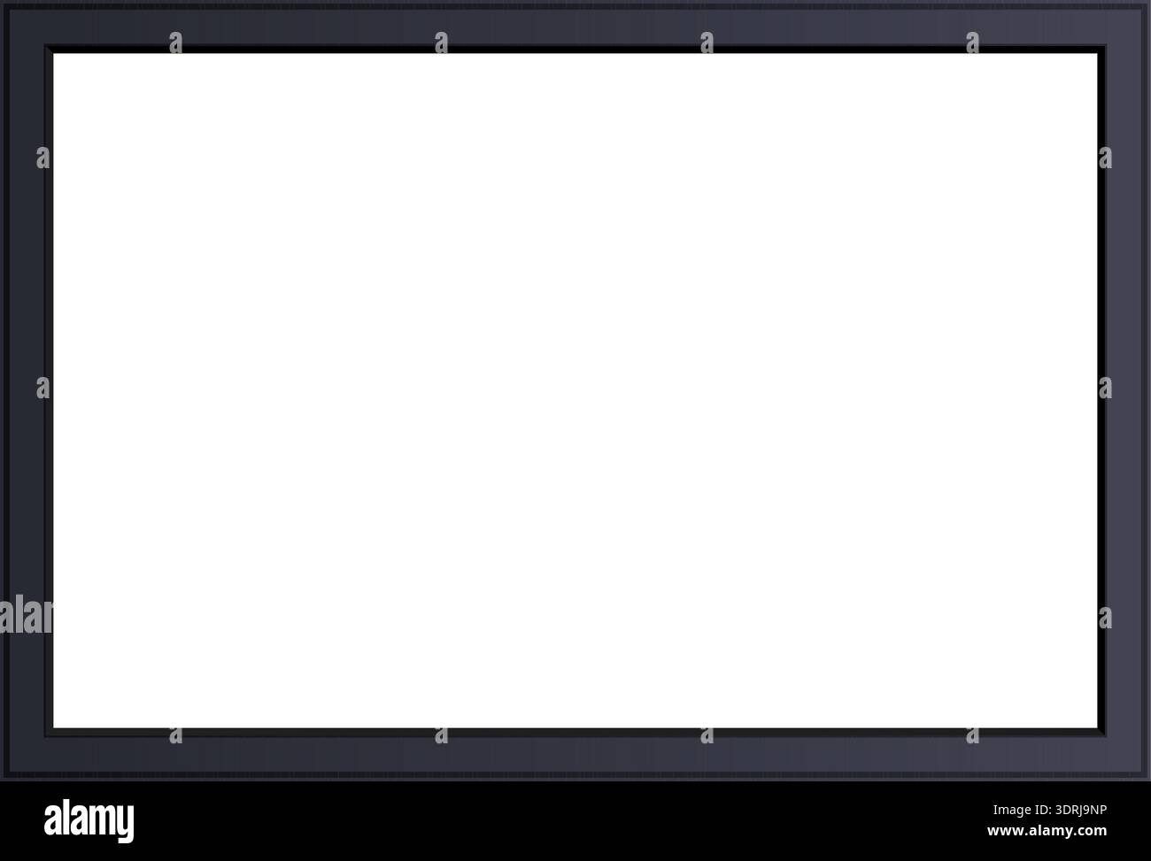 Blank screen frame on white background Stock Vector Image & Art - Alamy