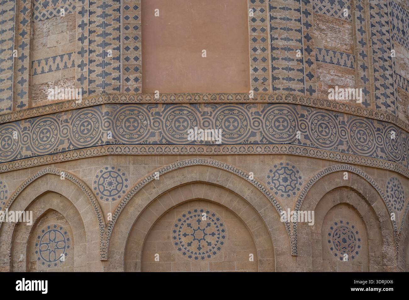 Palermo Cathedral, Cattedrale di Palermo. Detail of the Norman-Arab ...