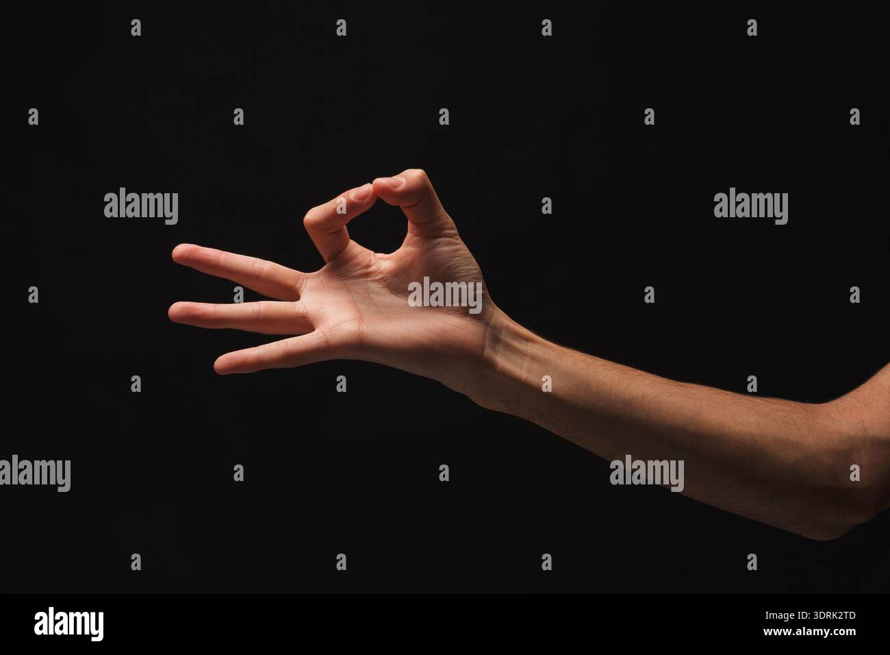 Hand gesture representing approval hi-res stock photography and images ...