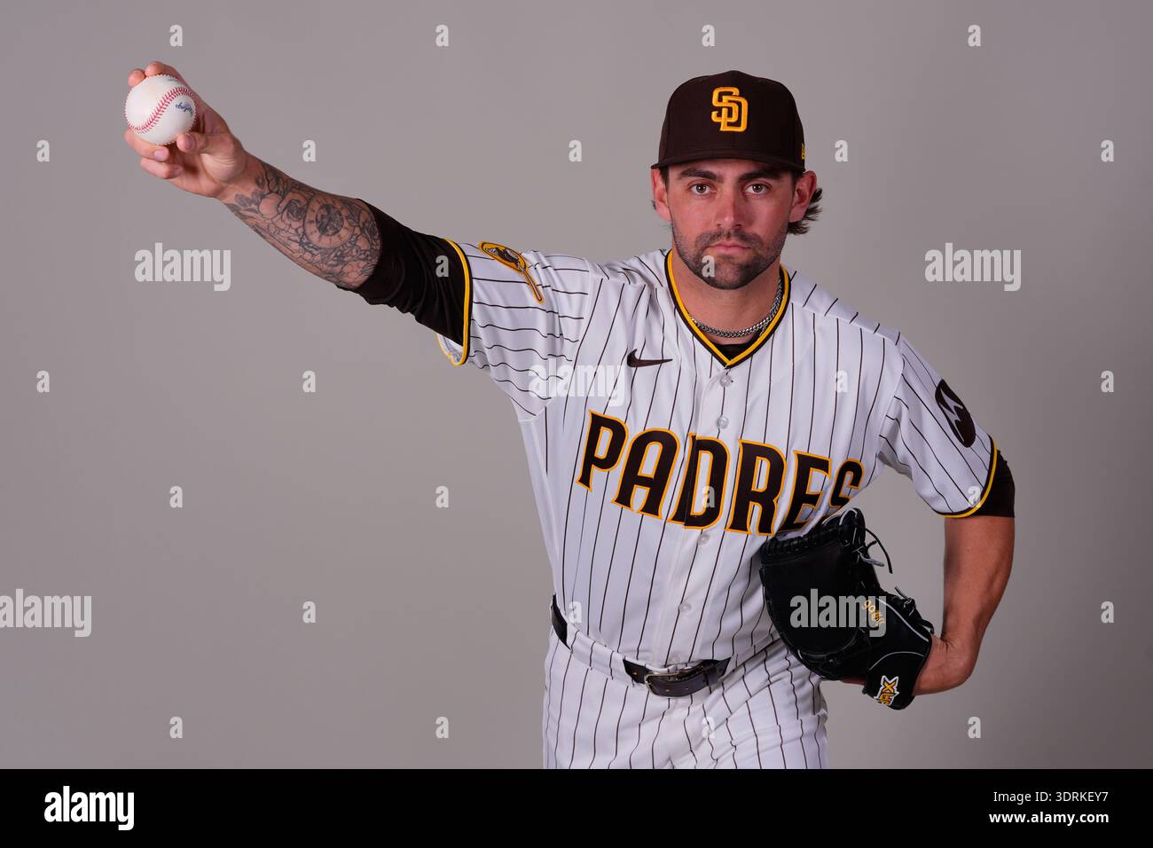 This is a 2026 photo of David Morgan of the San Diego Padres baseball ...