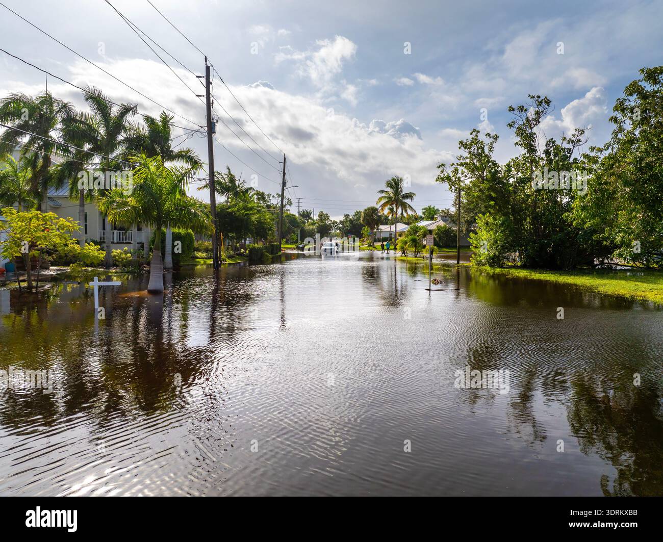 Flooding in Florida caused by tropical storm from hurricane Milton ...