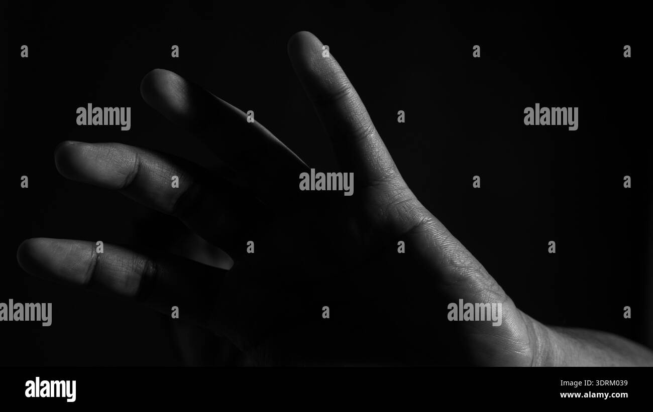 Extended human hand fingers hi-res stock photography and images - Alamy