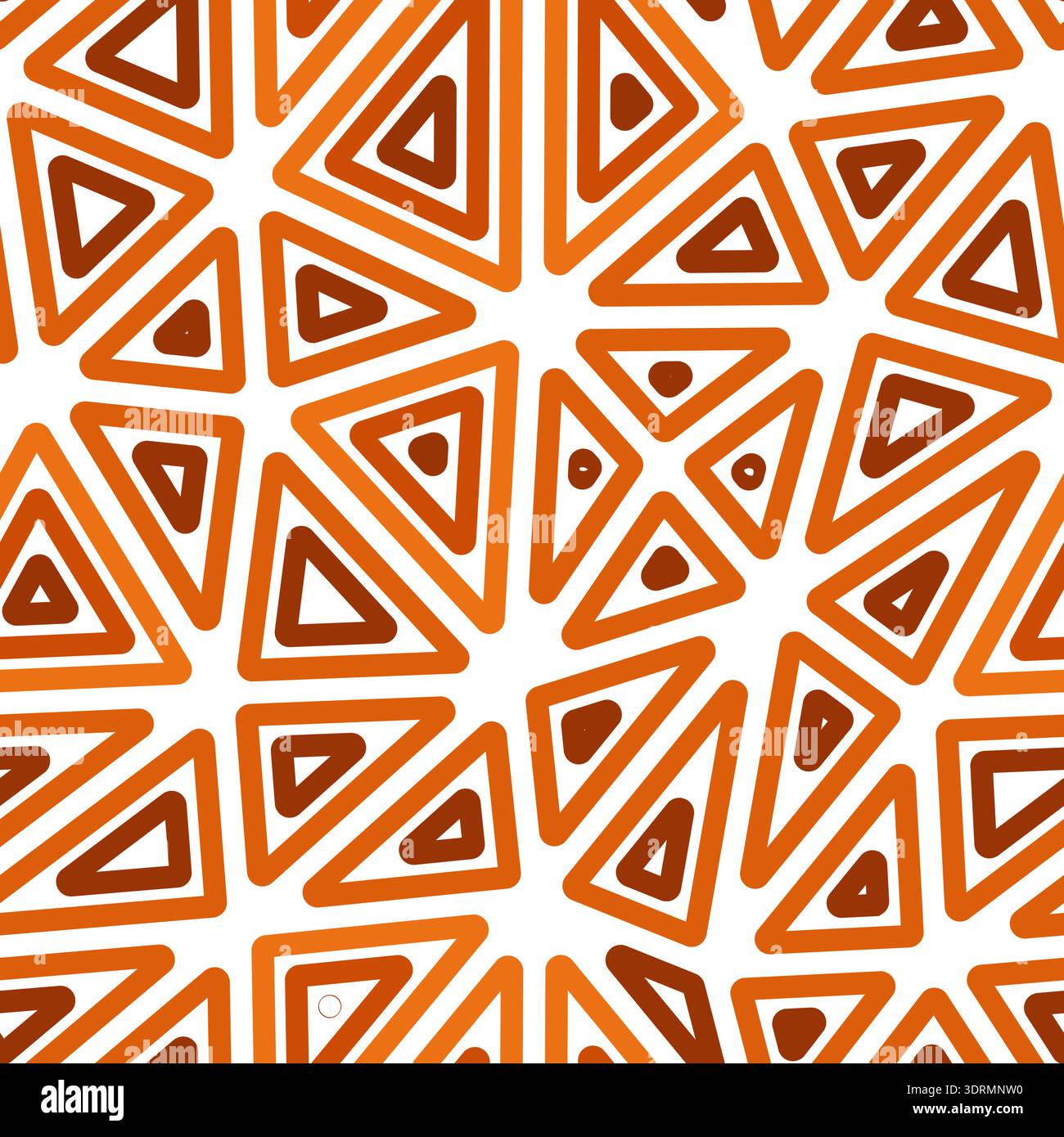 Minimalistic triangles background. Big shape size. Multiple repeated inner triangles. Single color tone style. Repeatable pattern. Stock Vector